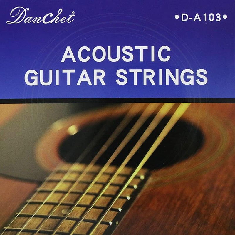 Danchet A103 Acoustic Guitar Strings,Bronze,Medium Light (1 Set) - Image 1